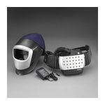 3M Adflo Powered Air Purifying Respirator (PAPR) High Efficiency System, Welding Safety 15-1101-00, with 3M Speedglas Helmet 9000 HWR 1 EA/Case