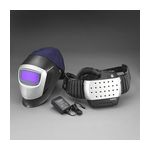 3M Adflo Powered Air Purifying Respirator (PAPR) High Efficiency System with 3M Speedglas Welding Helmet 9000HWR and Auto-Darkening Filter 9002X, Respiratory Protection 15-1101-21 1/cs