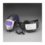 3M Adflo Powered Air Purifying Respirator High Efficiency System, Welding Safety 15-1101-31SW, with 3M Speedglas Welding Helmet 9000HWR with SideWindows and 3M Speedglas Auto-Darkening Filter 9002V 1 EA/Case