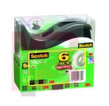 3M Scotch(R) Magic(TM) Tape 810-6BP, 3/4 in x 1000 in 6 pack 810 with dispenser