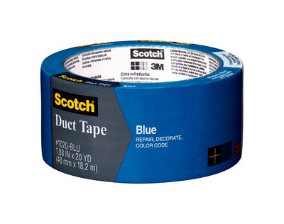 3M 1020-BLU-A Scotch(R) Blue Duct Tape 1.88 in x 20 yd - Micro Parts &amp; Supplies, Inc.