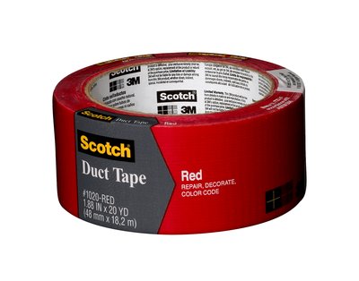 3M 1020-RED-A Scotch(R) Red Duct Tape 1.88 in x 20 yd - Micro Parts &amp; Supplies, Inc.