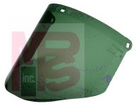 3M 82525-00000 Polycarbonate Molded Medium Green Faceshield Window Face - Micro Parts &amp; Supplies, Inc.