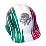 3M XLR8 Ratchet Suspension Mexican Flag Hard Hat, Head Protection 46108-00000 10 ea/cs