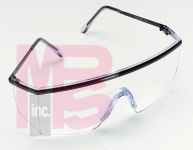 3M 14300-00000-20 Nassau Plus Protective Eyewear, Black Frame, Clear Lens - Micro Parts &amp; Supplies, Inc.