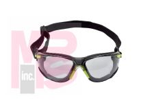 3M Solus Protective Eyewear 1000 Series S1207SGAF-SKT Foam Strap Green/Black Scotchgard(TM) Anti-fog Lens 20 EA/Case