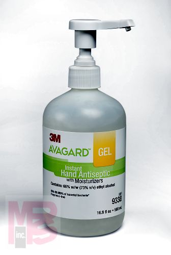 3M Avagard Gel Instant Hand Antiseptic with Moisturizers (Ethyl Alcohol 66% w/w(73% v/v)) 9338