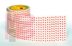 3M Polyurethane Protective Tape 8657DL Dual Liner Flame Retardant Translucent White  4 in x 3 yd  1 roll per case Sample