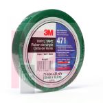 3M Vinyl Tape 471 Green, 1/8 in x 36 yd, 144 individually wrapped rolls per case Conveniently Packaged