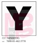 3M 3MN005DG Diamond Grade Damage Control Sign "Yoke" 3 in x 3 in - Micro Parts &amp; Supplies, Inc.