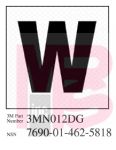 3M 3MN012DG Diamond Grade Damage Control Sign "William" 2 in x 2 in - Micro Parts &amp; Supplies, Inc.