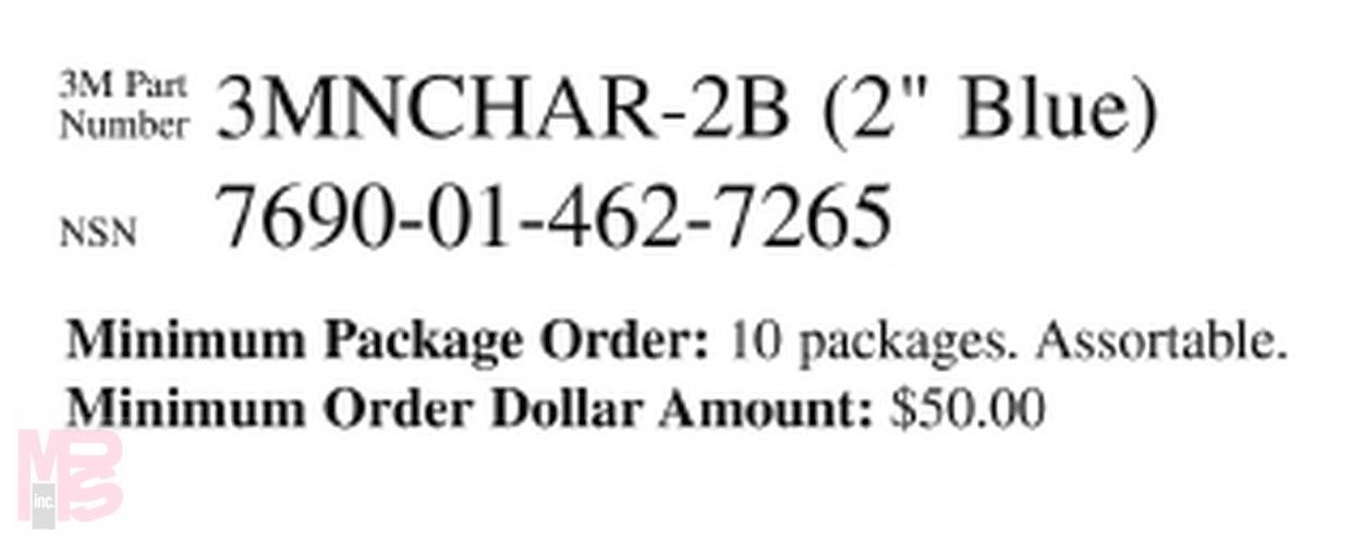 3M Diamond Grade Ship Board Letters and Numbers 3MNCHAR-2B  3975 Blue  Miscellaneous  2 in  10/pkg