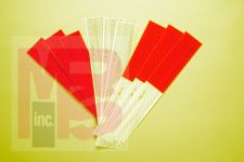 3M 983-32 Diamond Grade Conspicuity Marking Strip (PN67635) Red/White 2 in x 18 in - Micro Parts &amp; Supplies, Inc.