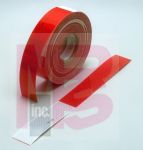 3M 983-32 Diamond Grade Conspicuity Marking Roll (PN67636) Red/White (2 in x 18 in cuts) 2 in x 50 yd - Micro Parts &amp; Supplies, Inc.