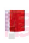 3M Diamond Grade Conspicuity Marking Wabash 983-32 ES (25000781) Red/White  (36 in/18 in cut)  2 in x 50 yd