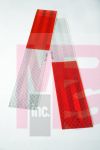 3M 963-32 Flexible Prismatic Conspicuity Marking Series 25001521 DOT Red/White 2 in x 50 yd - Micro Parts &amp; Supplies, Inc.