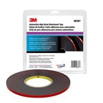 3M Acrylic Plus High-Bond Tape, 06387, Black, 1/4 in x 20 yd, 12 rolls per case