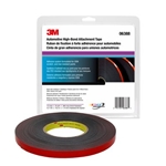 3M Acrylic Plus High-Bond Tape, 06388, Black, 1/2 in x 20 yd, 12 rolls per case