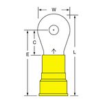 3M MN4-10RK Scotchlok Ring Tongue Nylon Insulated Brazed Seam Stud Size 10 - Micro Parts &amp; Supplies, Inc.