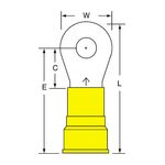 3M MN4-14RK Scotchlok Ring Tongue Nylon Insulated Brazed Seam Stud Size 1/4 - Micro Parts &amp; Supplies, Inc.