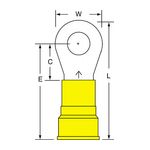 3M MN4-516RK Scotchlok Ring Tongue Nylon Insulated Brazed Seam Stud Size 5/16 - Micro Parts &amp; Supplies, Inc.