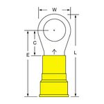 3M MN4-12R/SK Scotchlok Ring Tongue Nylon Insulated Brazed Seam Stud Size 1/2 - Micro Parts &amp; Supplies, Inc.