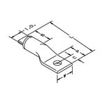 3M 40053 Scotchlok Aluminum One Hole Lug Dark Blue - Micro Parts &amp; Supplies, Inc.