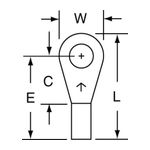 3M M18-8R/LK Scotchlok Ring Tongue Non-Insulated Brazed Seam  - Micro Parts &amp; Supplies, Inc.