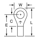 3M M14-10RK Scotchlok Ring Tongue Non-Insulated Brazed Seam  - Micro Parts &amp; Supplies, Inc.