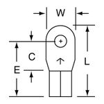 3M MU10-4R/SK Scotchlok Ring Tongue Non-Insulated Butted Seam  - Micro Parts &amp; Supplies, Inc.