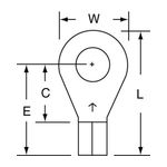 3M MU10-14R/SK Scotchlok Ring Tongue Non-Insulated Butted Seam  - Micro Parts &amp; Supplies, Inc.