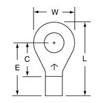 3M M10-14R/SK Scotchlok Ring Tongue Non-Insulated Brazed Seam  - Micro Parts &amp; Supplies, Inc.