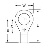 3M M10-38R/SK Scotchlok Ring Tongue Non-Insulated Brazed Seam  - Micro Parts &amp; Supplies, Inc.