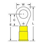 3M MV10-516R/SK Scotchlok Ring Tongue Vinyl Insulated Brazed Seam  - Micro Parts &amp; Supplies, Inc.