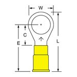 3M MV10-38R/SK Scotchlok Ring Tongue Vinyl Insulated Brazed Seam  - Micro Parts &amp; Supplies, Inc.