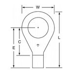 3M M8-12R/SK Scotchlok Ring Tongue Non-Insulated Brazed Seam  - Micro Parts &amp; Supplies, Inc.