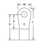 3M M6-10R/SK Scotchlok Ring Tongue Non-Insulated Brazed Seam  - Micro Parts &amp; Supplies, Inc.