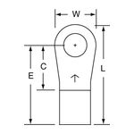 3M M6-14R/SK Scotchlok Ring Tongue Non-Insulated Brazed Seam  - Micro Parts &amp; Supplies, Inc.