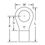 3M M6-38RK Scotchlok Ring Tongue Non-Insulated Brazed Seam  - Micro Parts &amp; Supplies, Inc.