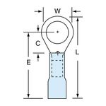 3M MH14-516R/SK Scotchlok Ring Tongue Heat Shrink Brazed Seam  - Micro Parts &amp; Supplies, Inc.