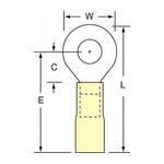 3M MH10-14RK Scotchlok Ring Tongue Heat Shrink Brazed Seam  - Micro Parts &amp; Supplies, Inc.