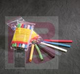 3M FP301-3/16-6"-Assorted-10-21 Pc Pks Heat Shrink Tubing Assortment Pack PN 36620 3 each of 7 colors - Micro Parts &amp; Supplies, Inc.