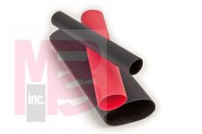 3M Thin-Wall Flexible Polyolefin Adhesive-Lined Heat Shrink Tubing EPS300 1" Black 2-in piece