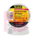 3M 35-Gray-3/4x66FT Scotch(R) Vinyl Electrical Color Coding Tape 3/4 in x 66 ft (19 mm x 20.1 m) - Micro Parts &amp; Supplies, Inc.