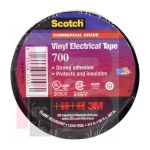 3M Scotch Vinyl Electrical Tape 700  2 in x 20 ft  Black  NO SHRINKWRAP  100 rolls/case  BULK