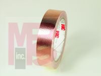 3M Copper Foil EMI Shielding Tape 1125  3.5 Mil Copper Foil  Acrylic  on Liner 1/2-in x 36yds (12.