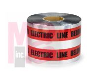 3M 408 Scotch(R) Detectable Buried Barricade Tape CAUTION BURIED ELECTRIC LINE BELOW - Micro Parts &amp; Supplies, Inc.