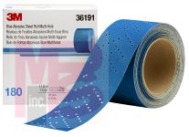 3M Hookit Blue Abrasive Sheet Roll Multi-hole36191 2.75 x 13 y180 4 boxes per case