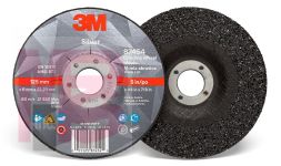 3M Silver Depressed Center Grinding Wheel 87454 T27 5 in x 1/4 in x 7/8 in 10 per inner 20 per case