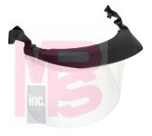 3M Peltor(TM) Clear Acetate MultiVisor(TM) Faceshield System V4D-10P, Face Protection with Anti-Fog Coating 10 ea/cs